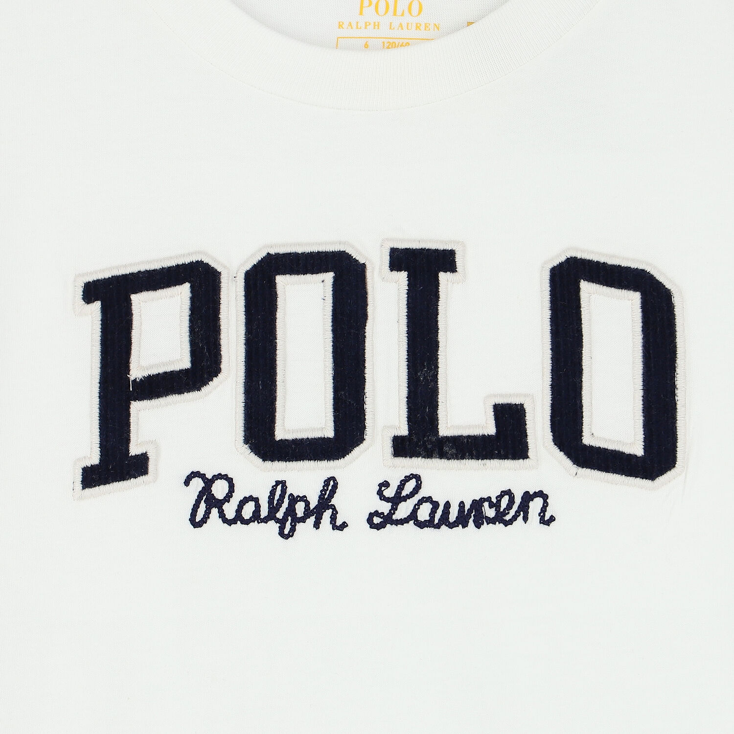 Boys White Logo T-Shirt, 4, hi-res image number null