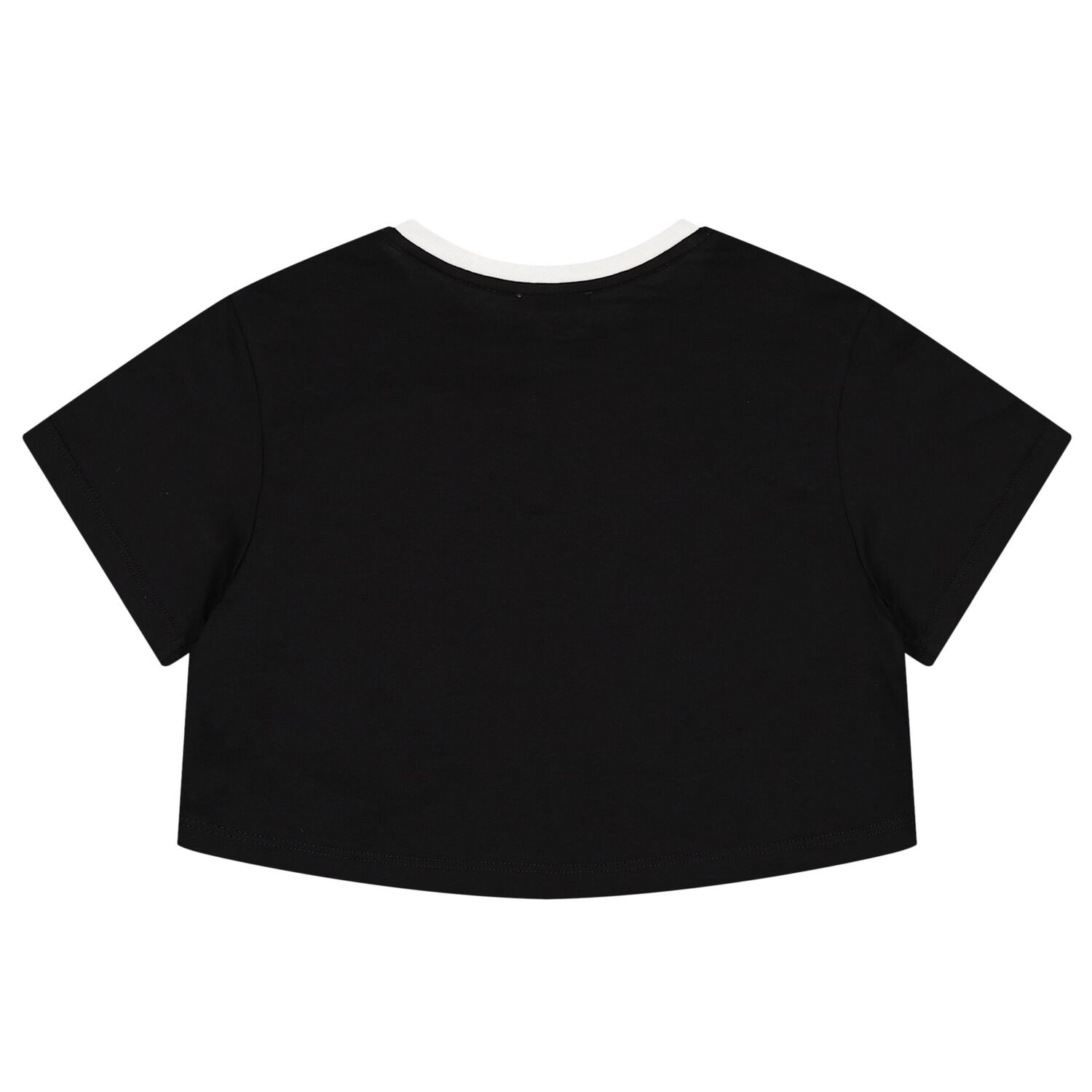 Girls Black Logo T-Shirt, 1, hi-res