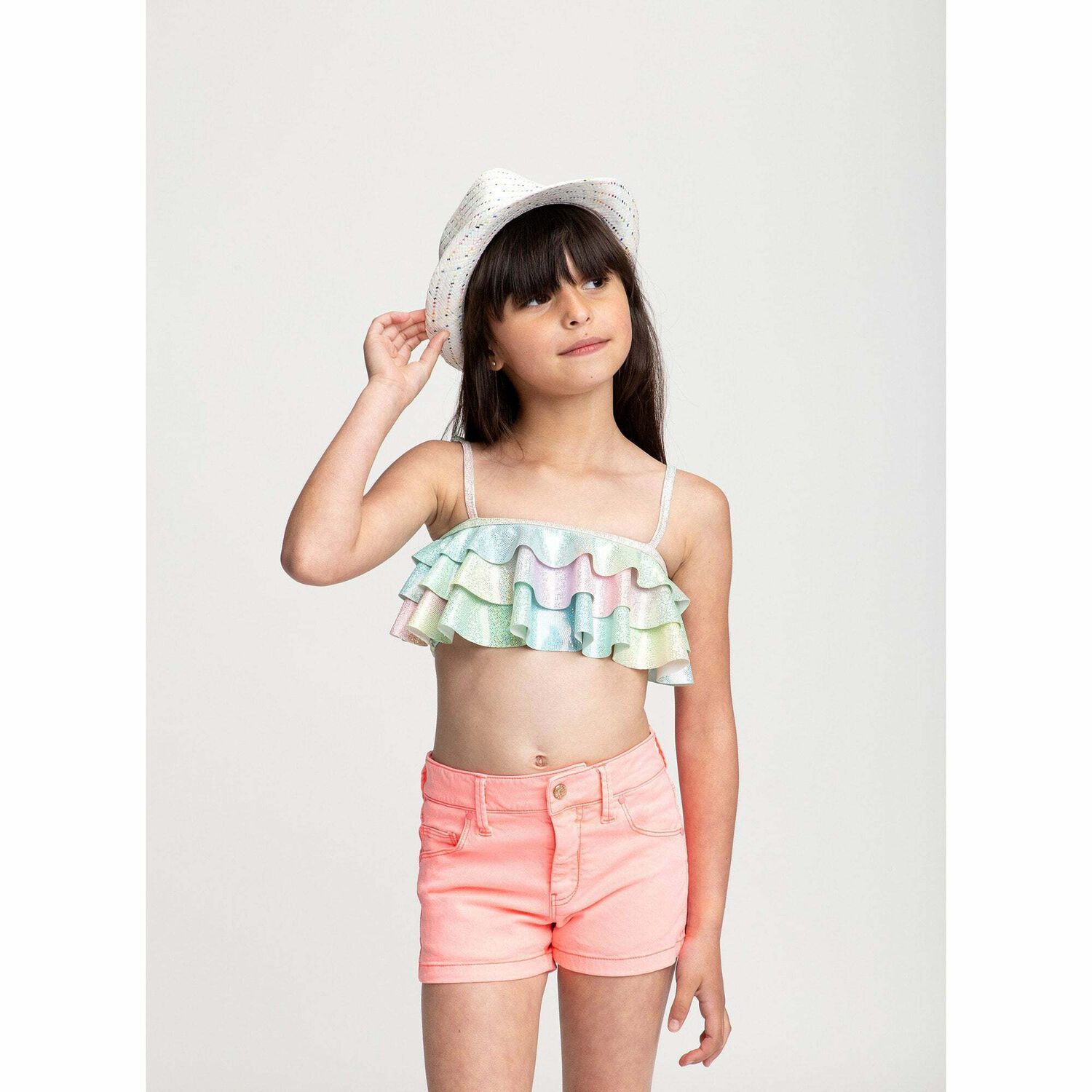 Girls Shimmer Bikini, 1, hi-res