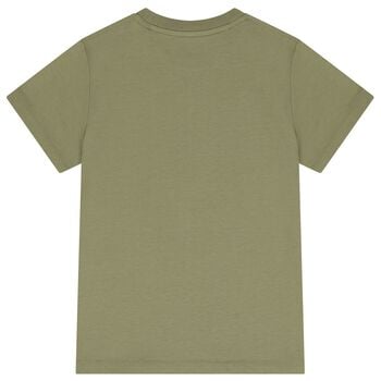 Boys Green Harry Logo T-Shirt 