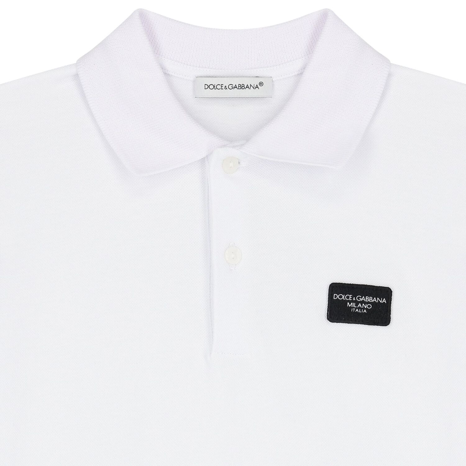 Boys White Logo Polo Shirt, 1, hi-res image number null