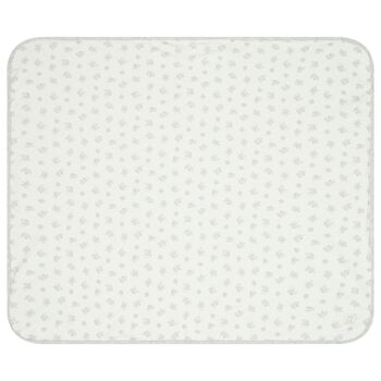 White & Grey Polo Bear Blanket