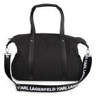 Black Ikonik Karl Logo Changing Bag ( 39cm ), 1, hi-res