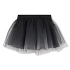 Girls White & Black Tulle Skirt, 1, hi-res