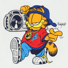 Boys White Garfield Long Sleeve Top, 1, hi-res