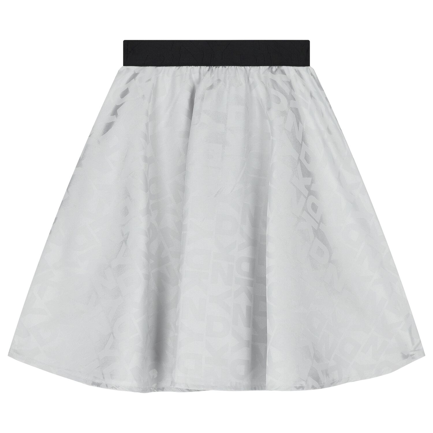 Girls Silver Logo Skirt, 1, hi-res