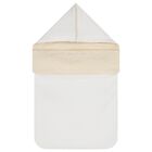 White & Gold Logo Baby Nest, 1, hi-res