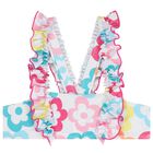 Girls Multi-Coloured Floral Bikini, 1, hi-res