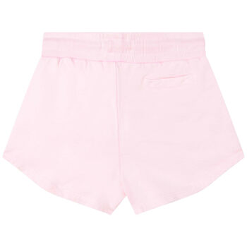 Girls Pink Logo Shorts
