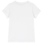 Girls Pink & White Cotton Logo T-Shirts ( 2-Pack ), 1, hi-res