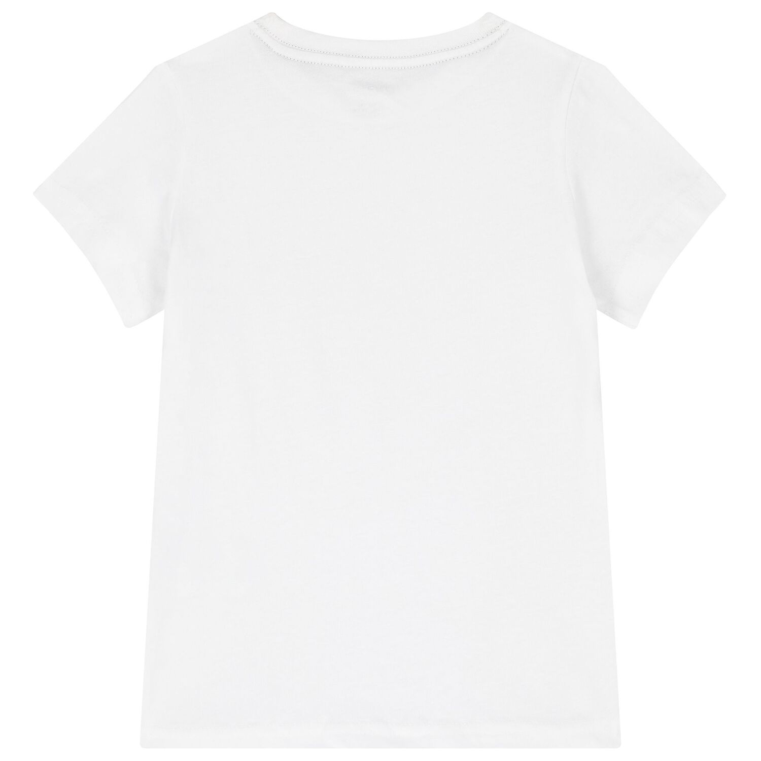 Girls Pink & White Cotton Logo T-Shirts ( 2-Pack ), 1, hi-res