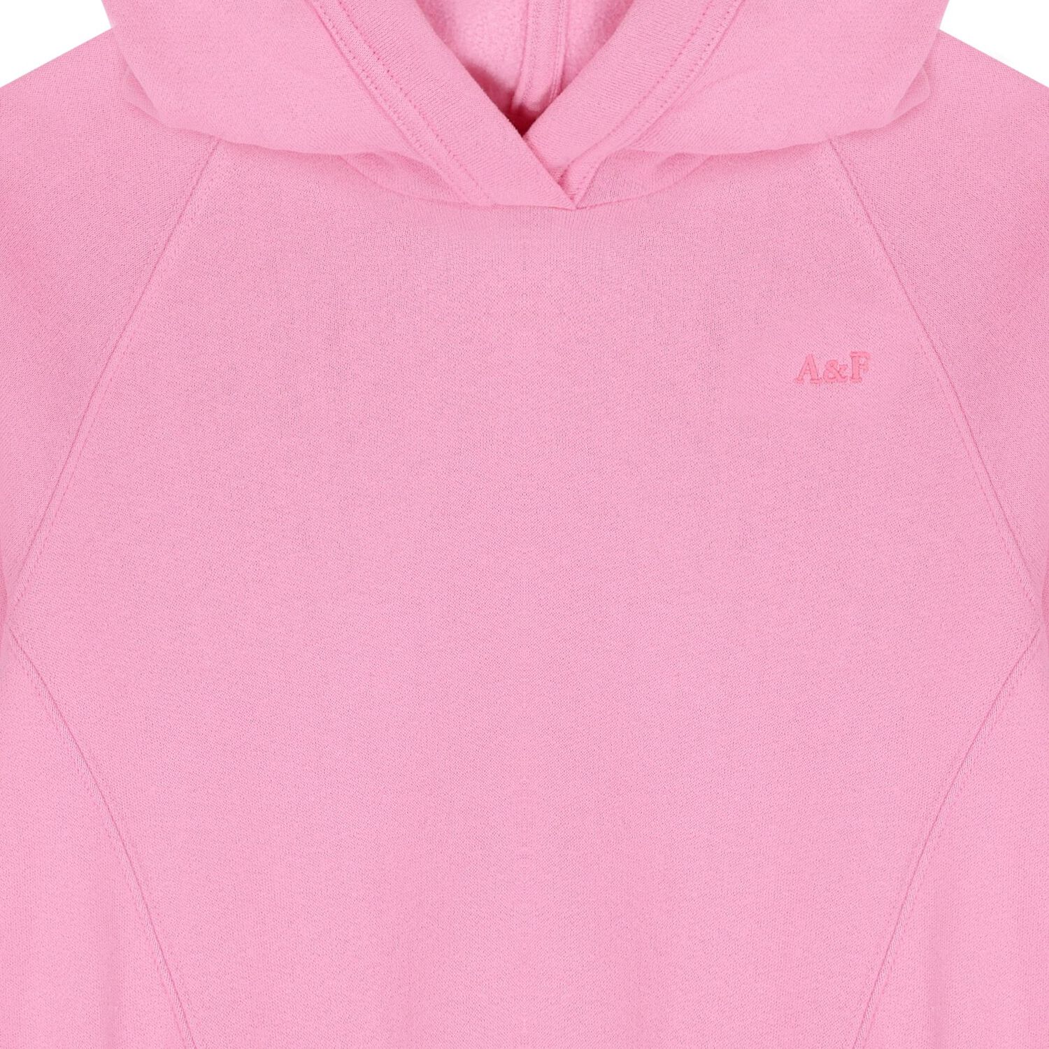 Girls Pink Logo Hooded Top, 1, hi-res