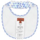 Boys Blue & White Zigzag Logo Babygrow Gift Set, 1, hi-res
