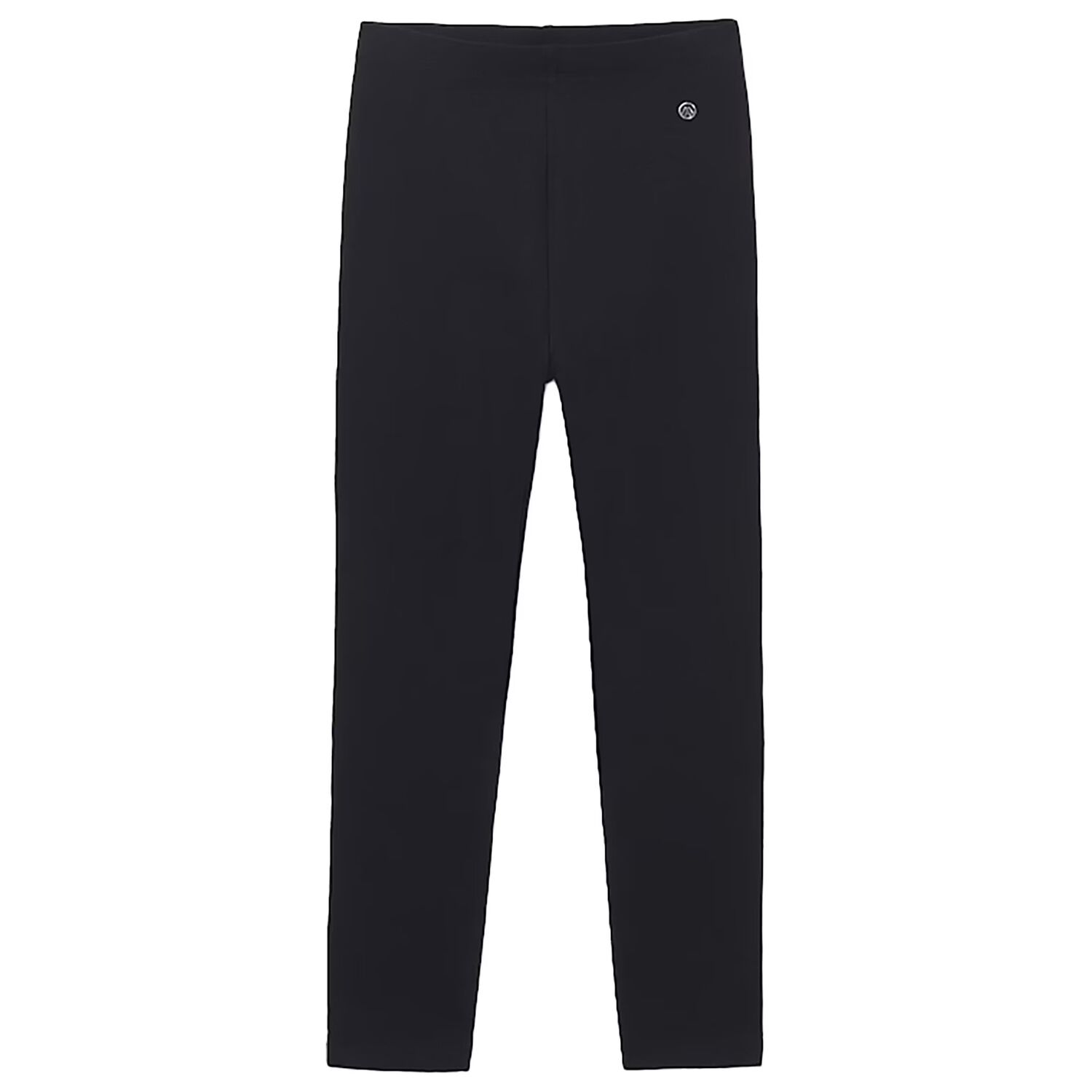 Girls Black Logo Leggings, 1, hi-res