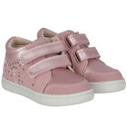 Girls Pink Embellished Trainers, 1, hi-res