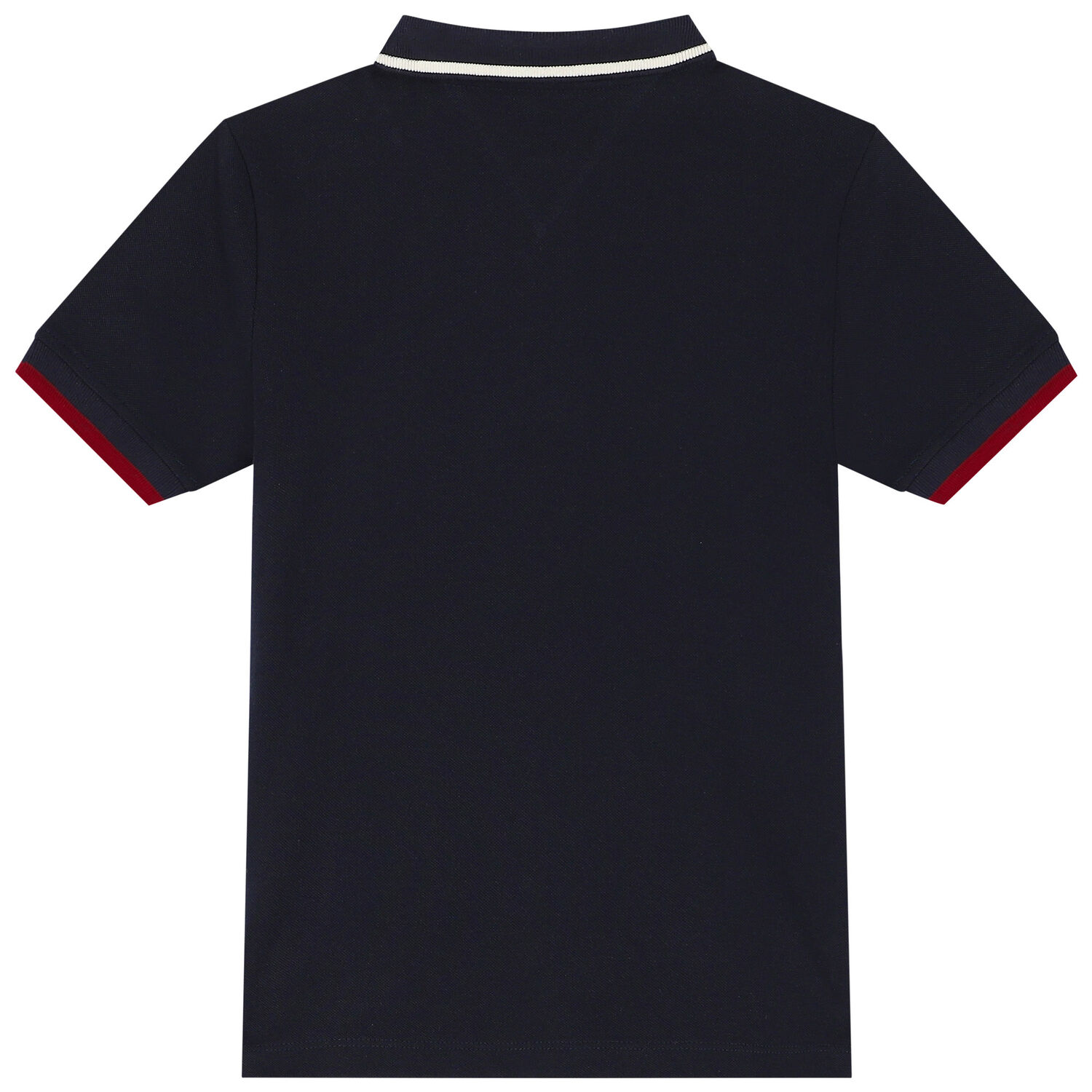 Boys Navy Blue Logo Polo Shirt, 1, hi-res