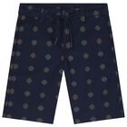 Boys Navy Blue Shorts, 1, hi-res