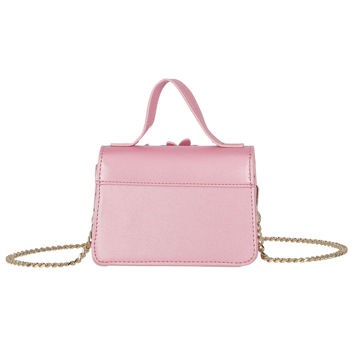 Girls Pink Flowers Bag, 2, hi-res image number null