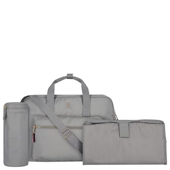 Grey Logo Baby Changing Bag