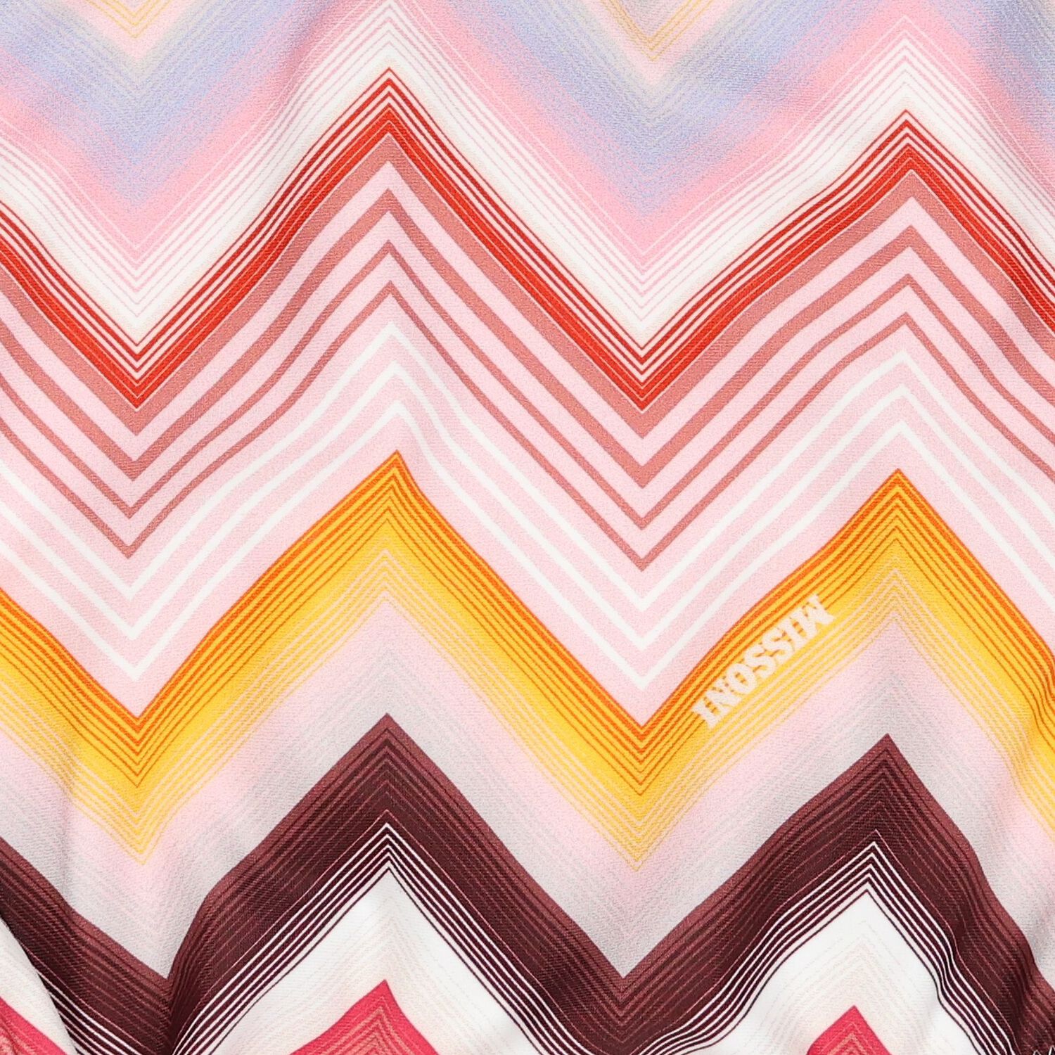 Younger Girls Multi-Coloured Zig Zag Swimsuit, 1, hi-res