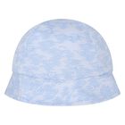 Baby Boys Ivory & Blue Logo Shorts Set, 1, hi-res