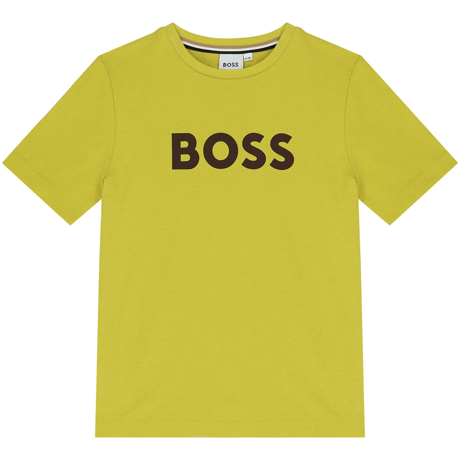 Boys Lime Green Logo T-Shirt, 2, hi-res image number null