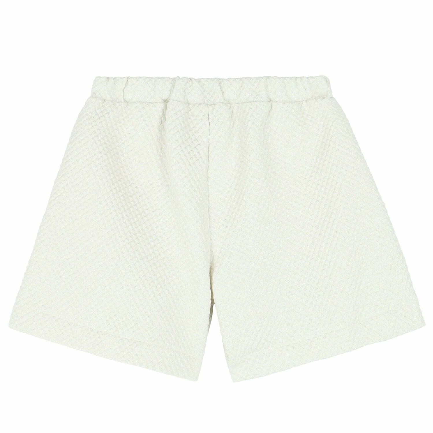 Girls Ivory & Silver Shorts, 1, hi-res image number null