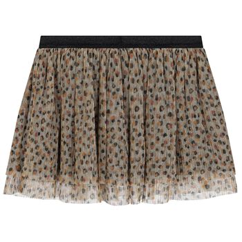 Girls Beige & Black Skirt, 1 Girls Beige & Black Skirt