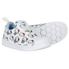 Girls White Superstar Hello Kitty Trainers, 1, hi-res