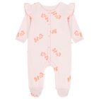 Baby Girls Pink Babygrow Gift Set, 1, hi-res