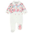 Baby Girls Ivory Logo Floral Babygrow Gift Set, 1, hi-res