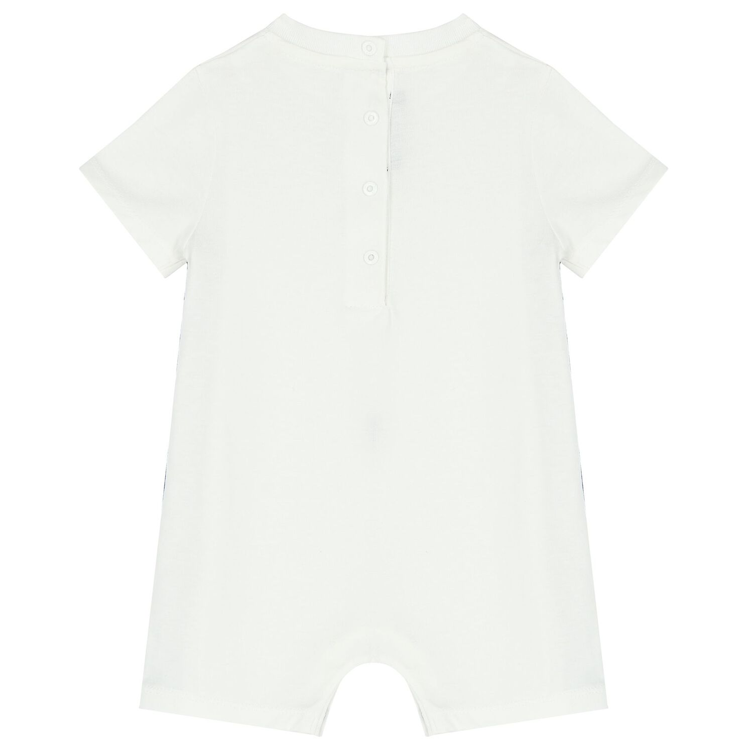 White Logo Baby Romper Gift Set, 1, hi-res