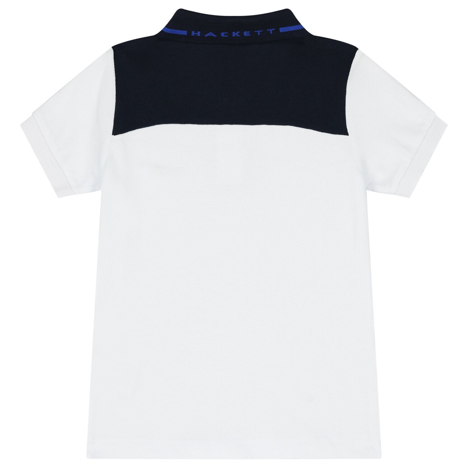 Boys White Logo Polo Shirt, 2, hi-res