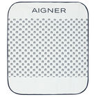 White & Navy Blue Logo Baby Blanket, 2, hi-res