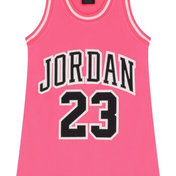 Girls Pink Jordan Jersey Dress