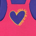 Girls Purple & Pink Heart Dress Set, 1, hi-res