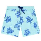 Boys Aqua Turtle Swim Shorts, 1, hi-res