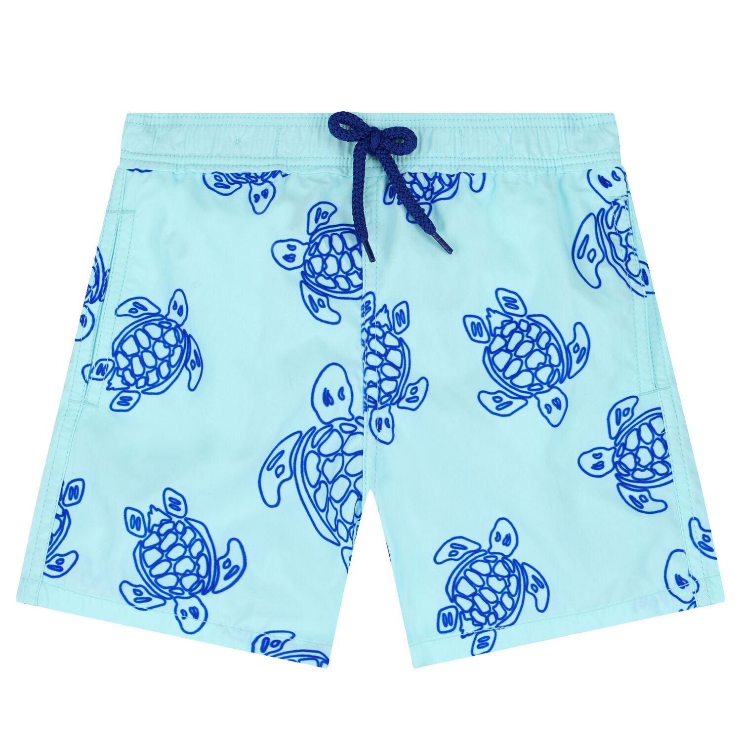 Boys Aqua Turtle Swim Shorts, 1, hi-res image number null
