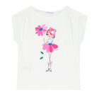 Girls White & Pink Skirt Set, 1, hi-res