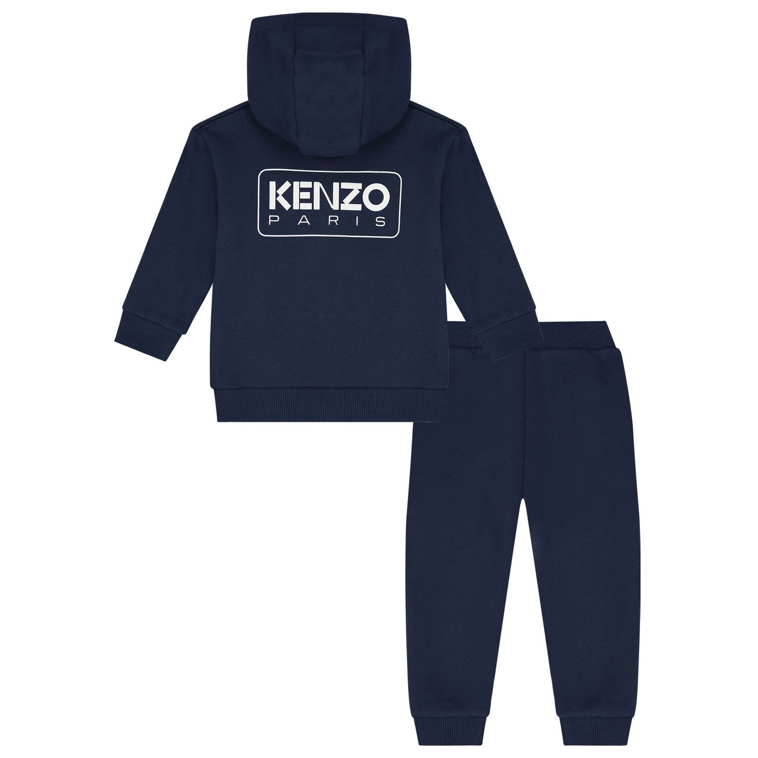 Younger Boys Navy Blue Logo Tracksuit, 1, hi-res image number null