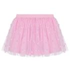 Girls Pink Tulle Skirt Set, 3, hi-res