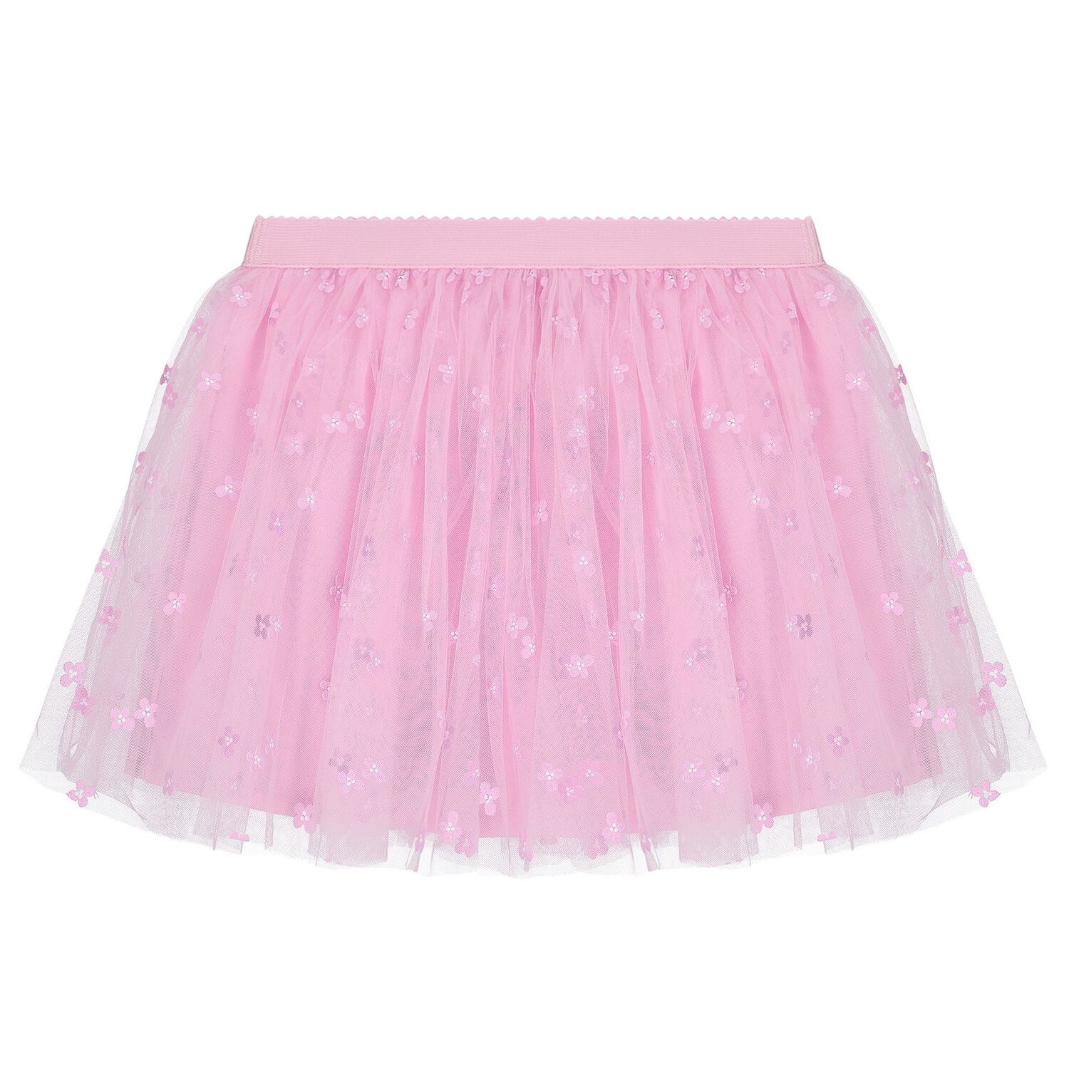 Girls Pink Tulle Skirt Set, 3, hi-res image number null
