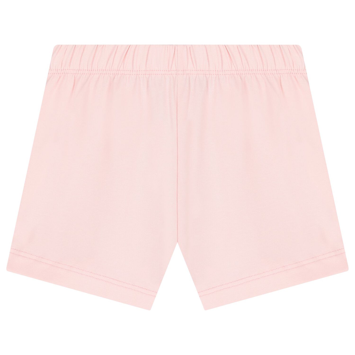 Girls White & Pink Shorts Set, 1, hi-res