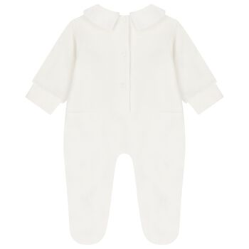 Ivory Teddy Bear Babygrow