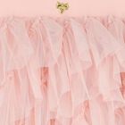 Girls Pink Glitter Ruffle Tulle Skirt, 2, hi-res