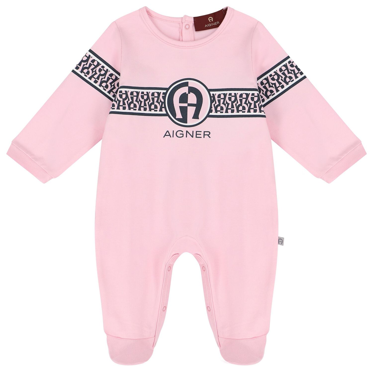 Baby Girls Pink Logo Baby Set, 1, hi-res