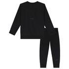 Boys Black Star Wars Logo Tracksuit, 1, hi-res