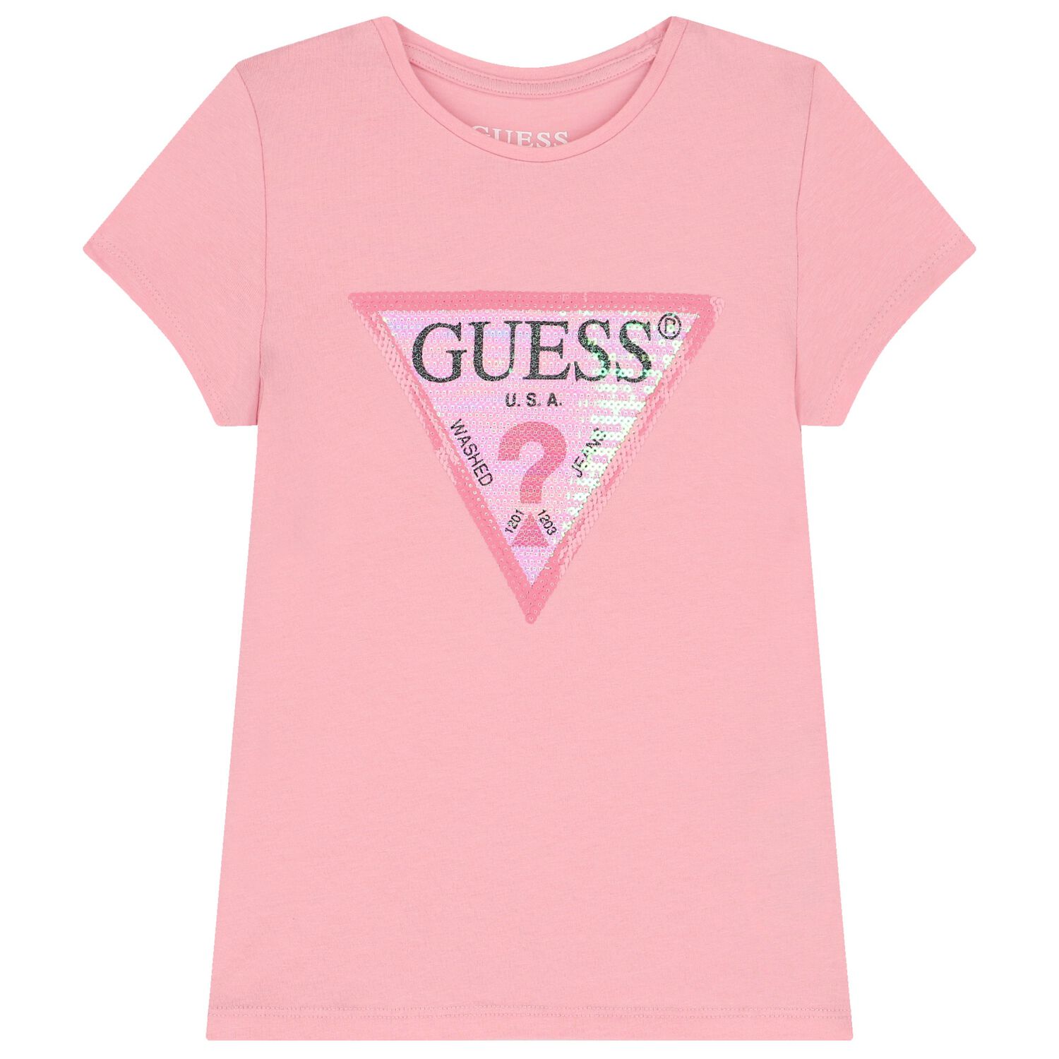 Girls Pink Logo T-Shirt, 1, hi-res