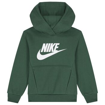 Green Logo Hooded Top