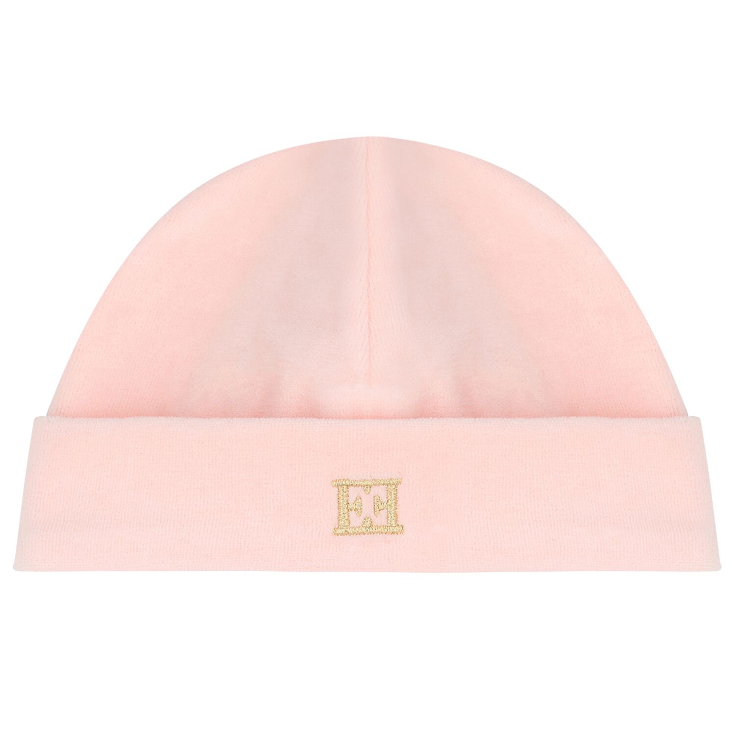 Baby Girls Pink Logo Hat, 1, hi-res